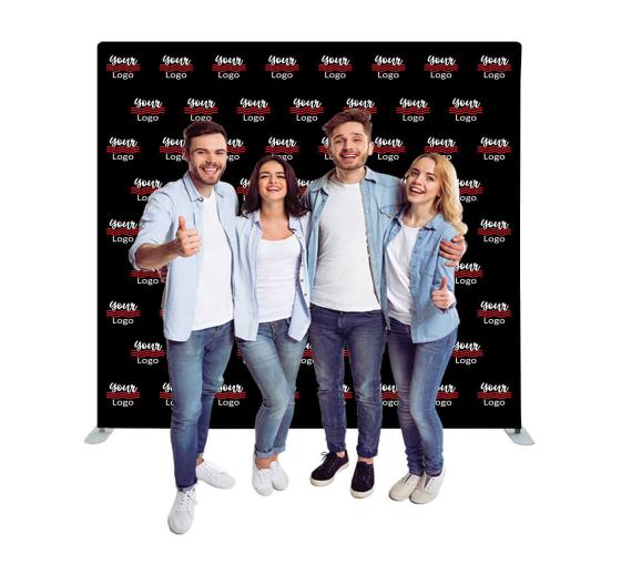 8 Ft X 8 Ft Event Media Wall Pillow Case Step And Repeat Banner