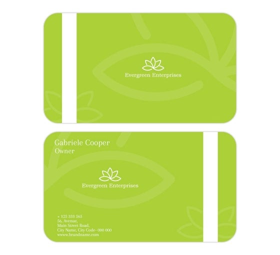 Rounded Corners Business Cards
