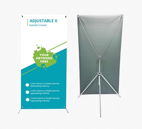 Adjustable X Banner Stands For Sale Custom Banner Stands Signs