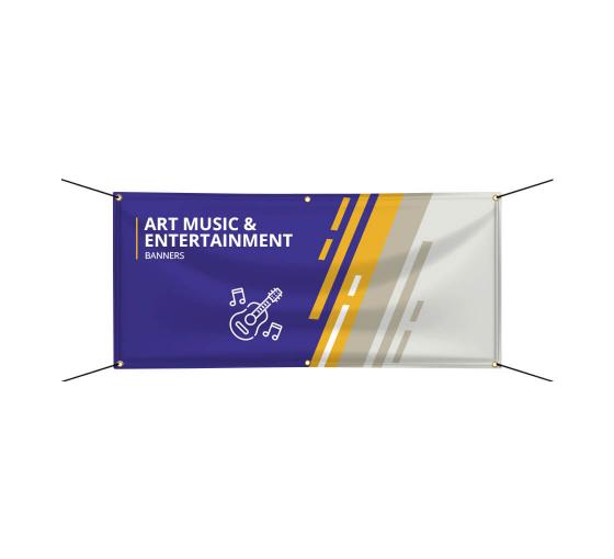 Art Music & Entertainment Banners