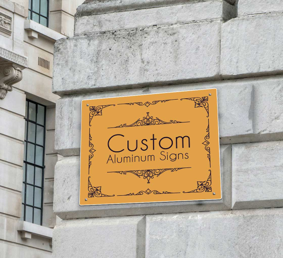 Custom Aluminium Signs