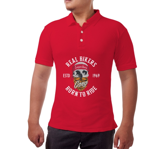 Shop for Custom Printed Polo Shirt in Red Color | Bannerbuzz AU