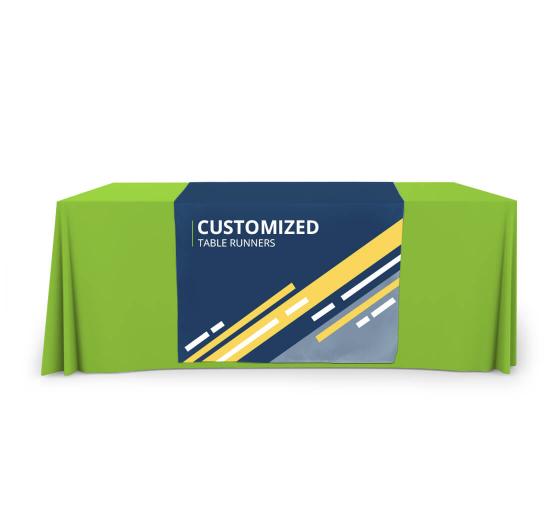 Custom Table Runners Trade Show Table Covers Bannerbuzz Co Au