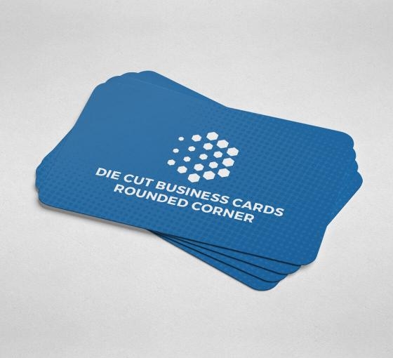 Rounded Corners Business Cards - Vertical