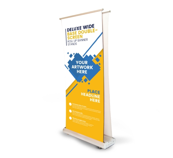 Free & Eco-friendly Printing，48x80 Standard Retractable Roll Up Banner Stand 