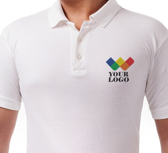 promotional polos with logo