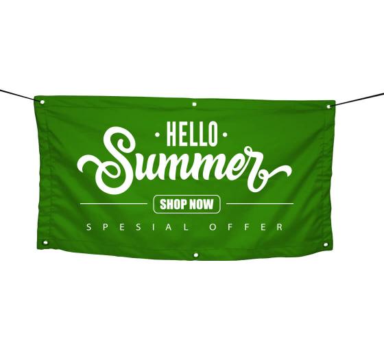 Hanging Polyester Fabric Banner Custom Printed Polyester Banners