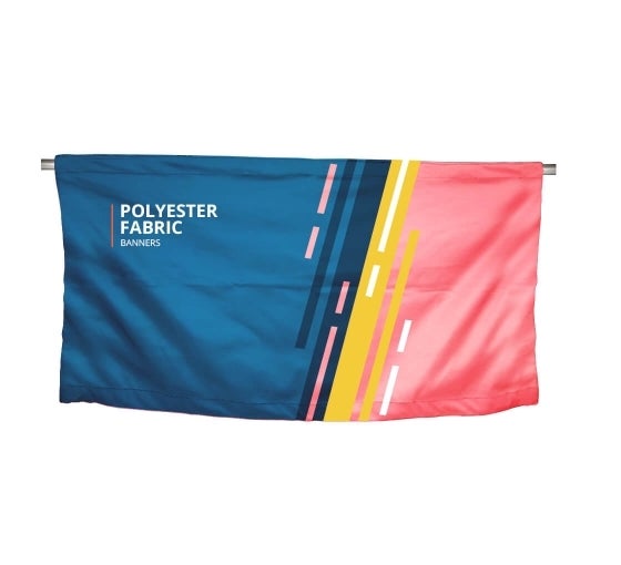 Hanging Polyester Fabric Banner Custom Printed Polyester Banners