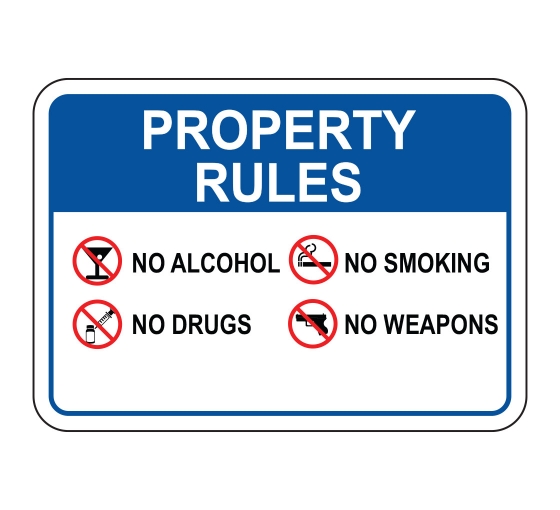 Property Rules Sign
