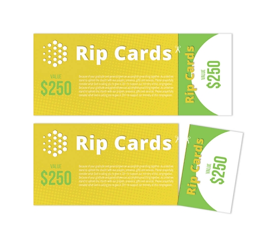 Custom Rip Card & Tear-Off Cards at BannerBuzz