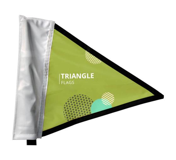 Triangle Shaped Flag Marketing Banners Flags Bannerbuzz