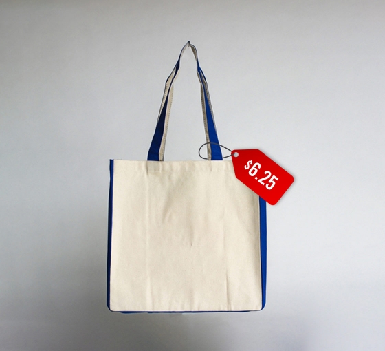 Free Two-tone Colored Tote Bag