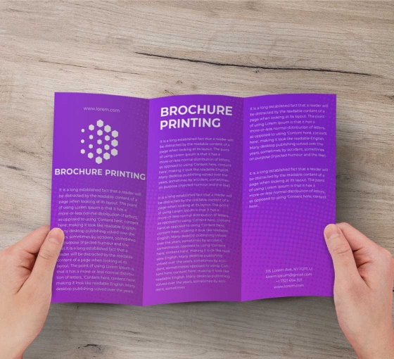 Brochure Printing - Vertical