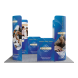 3m Magnetic Modular Fabric Displays - L Shape Curved