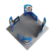 3m Magnetic Modular Fabric Displays - L Shape Curved