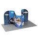 4m Magnetic Modular Fabric Displays - Curved Shape