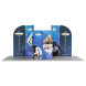4m Magnetic Modular Fabric Displays - Curved Shape