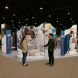 6m Magnetic Modular Fabric Displays - 4 Curved L-Shape Sections