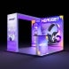 3m Backlit Exhibition Stand LED Lightbox Display with Counter Graphics front view
