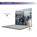 3m Backlit Exhibition Stand LED Lightbox Display with Shelf what In the package