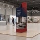 2m Magnetic Modular Fabric Display - Two Sloped & Straight Banner Stands