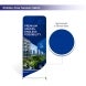 2m Magnetic Modular Fabric Display - Cross Island Shape