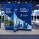2m Magnetic Modular Fabric Display - Cross Island Shape