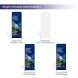 2m Magnetic Modular Fabric Display - Cross Island Shape