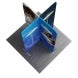 2m Magnetic Modular Fabric Display - Cross Island Shape