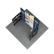 2m Magnetic Modular Fabric Display - Five Maglock Panels