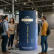 2m Magnetic Modular Fabric Display - Tower Island Shape