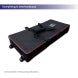 6m Backlit Exhibition Stand LED Lightbox Display with Shelving hardcase carry bag