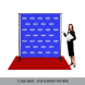 2.5 m x 2.5 m Step and Repeat Fabric Banners