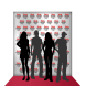 2.5  m x 2.5 ft m Step and Repeat Adjustable Banner Stands