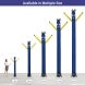 Blue with Yellow Arms Inflatable Tube Man