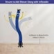 Blue with Yellow Arms Inflatable Tube Man