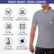 Men's Grey Polo Shirt - Printed