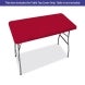 120cm Rectangle Table-Top Cover - Red