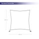 Concave Stretch Fabric Backdrop Standard Frame Size