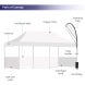 Custom Pop Up Gazebos 3m x 6m