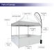 Custom Pop Up Gazebos 3m x 3m