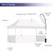 Custom Pop Up Gazebos 4.5m x 3m