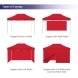 Custom Pop Up Gazebos 4.5m x 3m