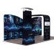 inline 20 ft inline trade show booth design 36 45 degree