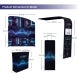 inline 20 ft inline trade show booth design 36 dimensions