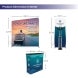inline 20 ft inline trade show booth design 42 dimensions