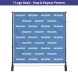 2.5 m x 2.5 m Step and Repeat Adjustable Banner Stands