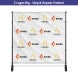 2.5 m x 2.5 m Step and Repeat Adjustable Banner Stands