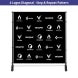 2.5 m x 2.5 m Step and Repeat Adjustable Banner Stands
