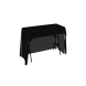 120 cm Open Corner Table Covers - Black